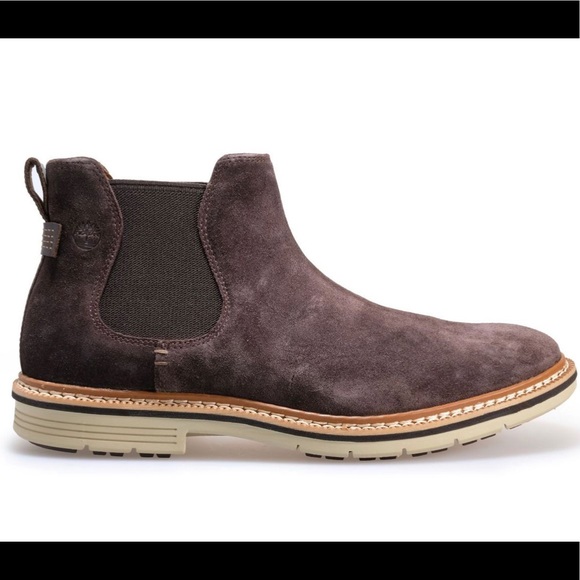 Timberland Mens Naples Chelsea dark brown boot. - Picture 6 of 7
